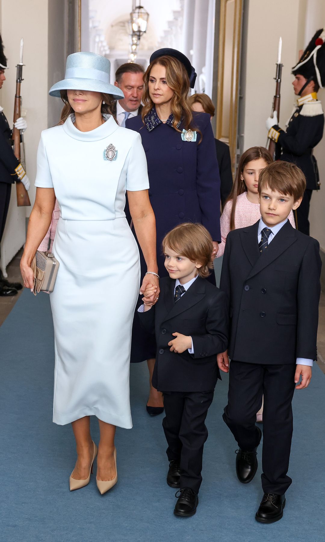 Princess Sofia alongside Gabriel and Julian