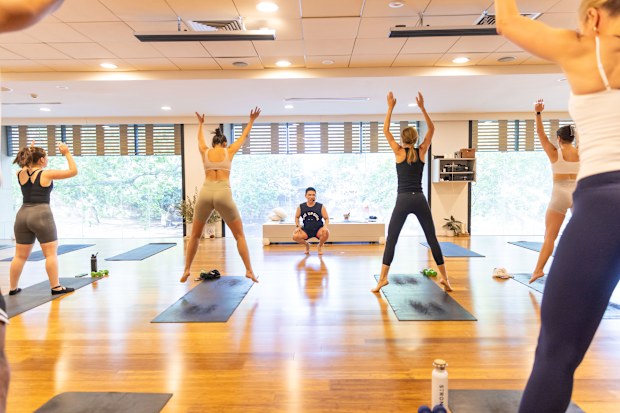 Simon Ngo teaching Yoga at Flow Athletics