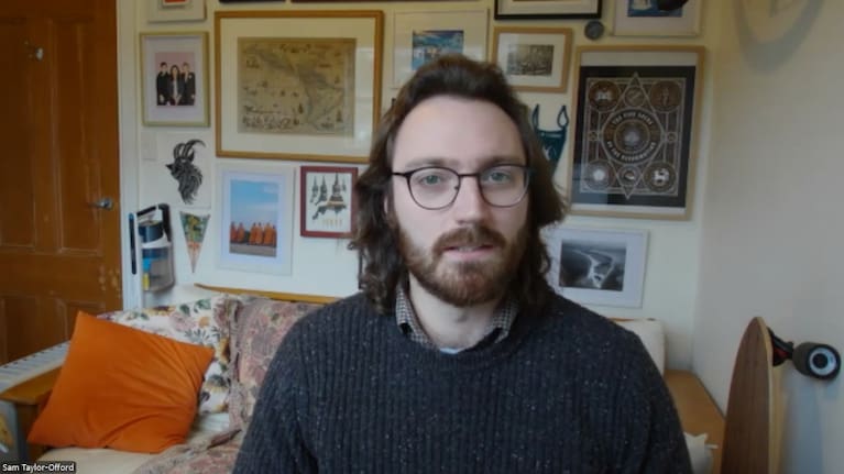 Earth Sciences New Zealand seismologist Sam Taylor-Offord.