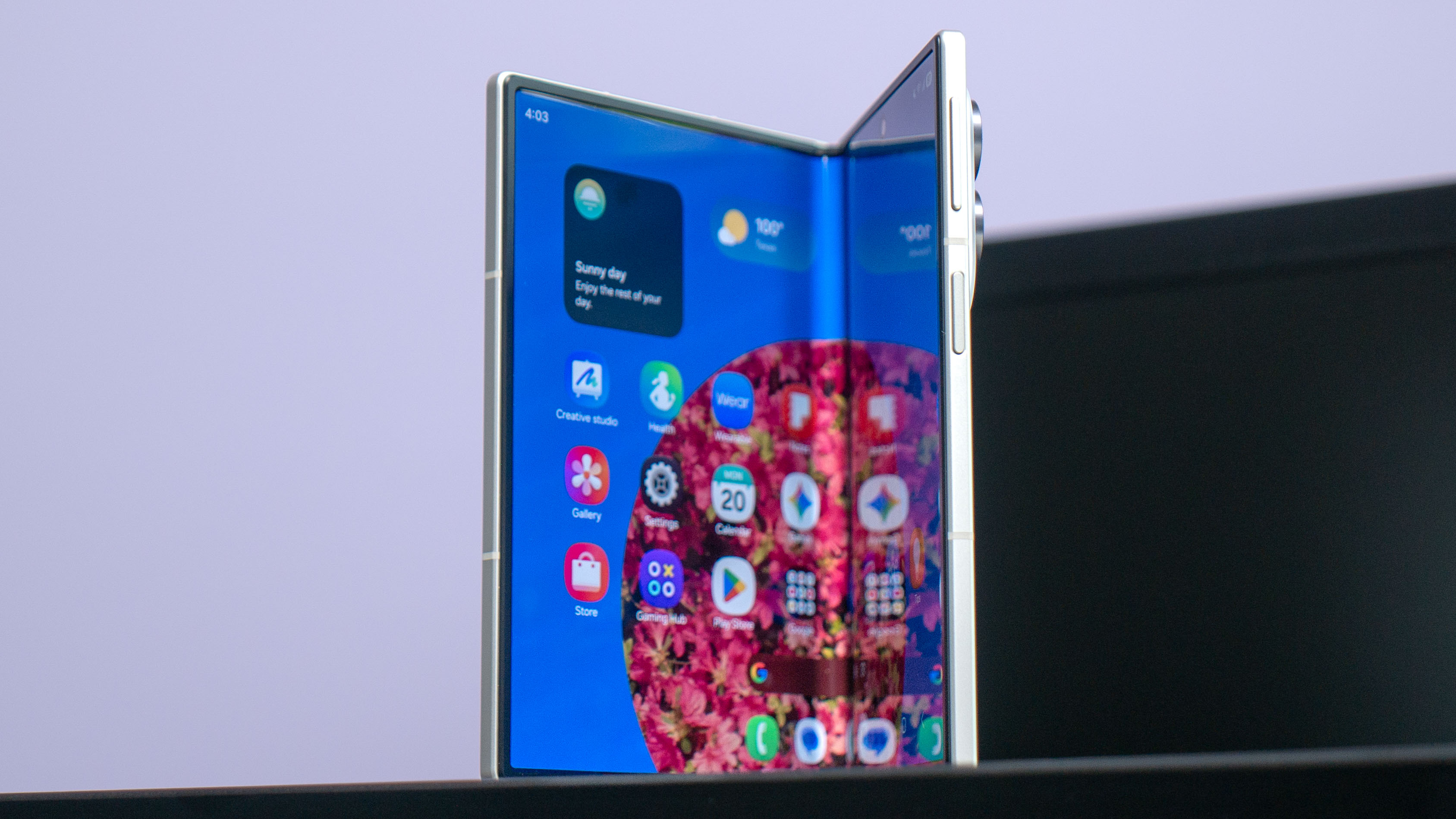 Galaxy Z Fold 8 shown in hand