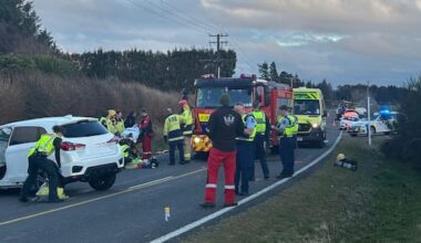 Five injured, two seriously, after two-vehicle crash near Rotorua