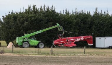 'Hard landing': Light plane on its roof after Canterbury crash