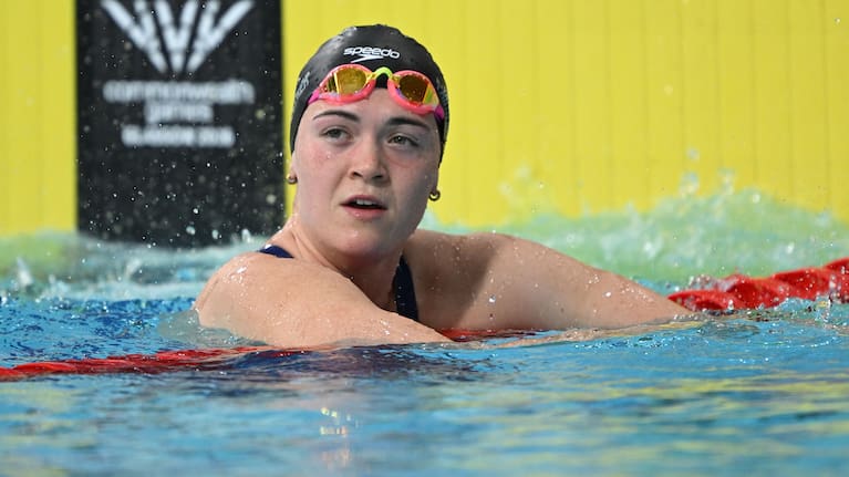 Erika Fairweather of New Zealand during in the Women’s 400m Freestyle heats at the Glasgow 2026 Commonwealth Games