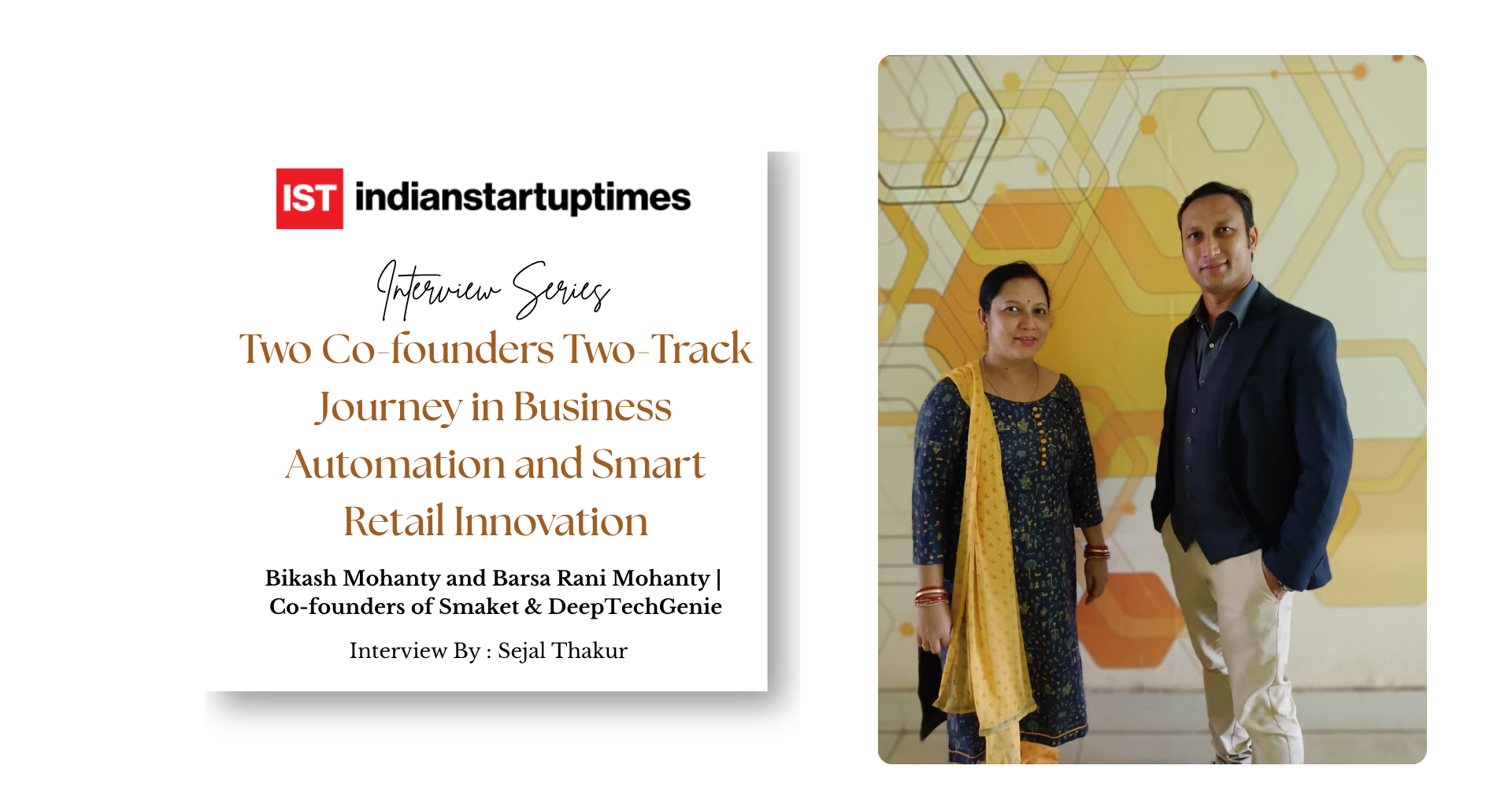 Smaket and DeepTechGenie: Two Co-founders Two-Track Journey in Business Automation and Smart Retail Innovation