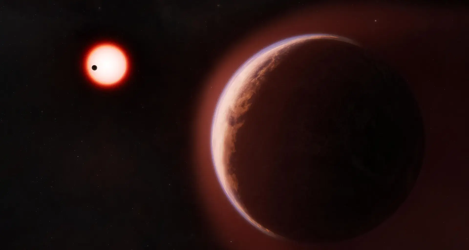 Astronomers find the first atmosphere on a rocky world in the habitable zone