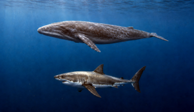 Blue Whales Are Born Bigger Than Adult Great White Sharks