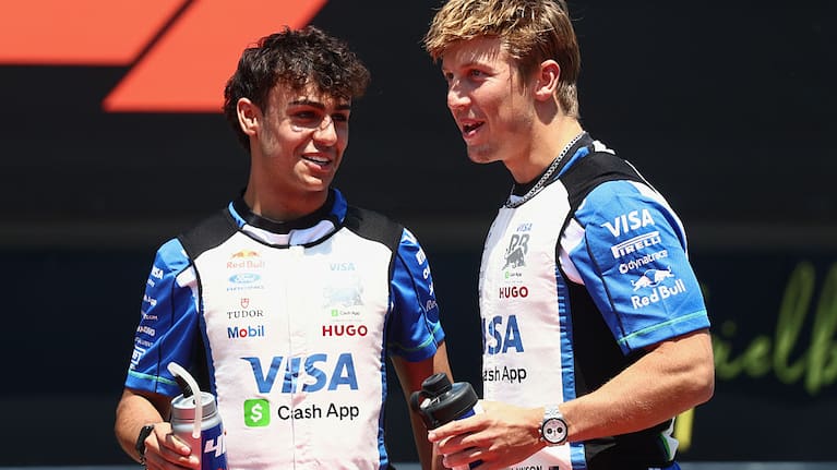 Liam Lawson and Arvid Lindblad