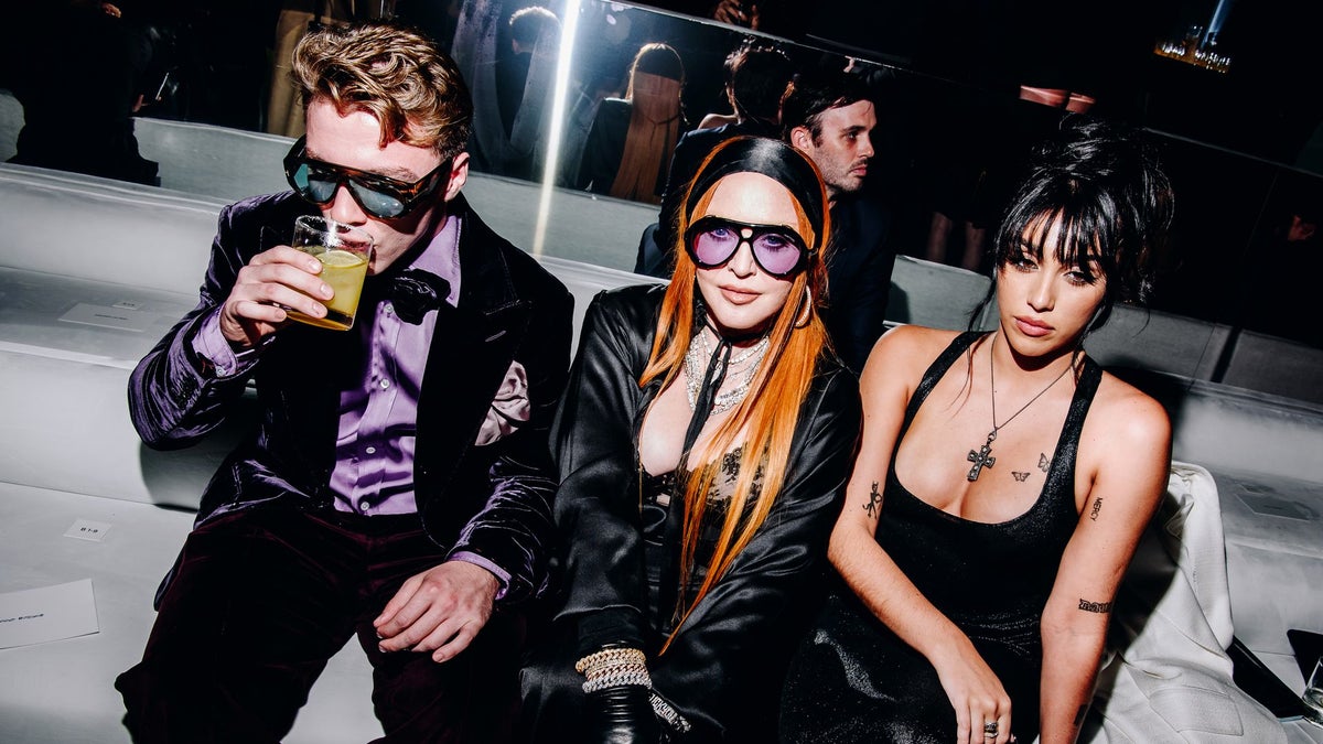 Madonna, Lourdes Leon, and Rocco Ritchie celebrate 'Confessions II' with stylish black looks