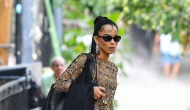 Maybe Black Tie Rules Don’t Apply to Zoë Kravitz