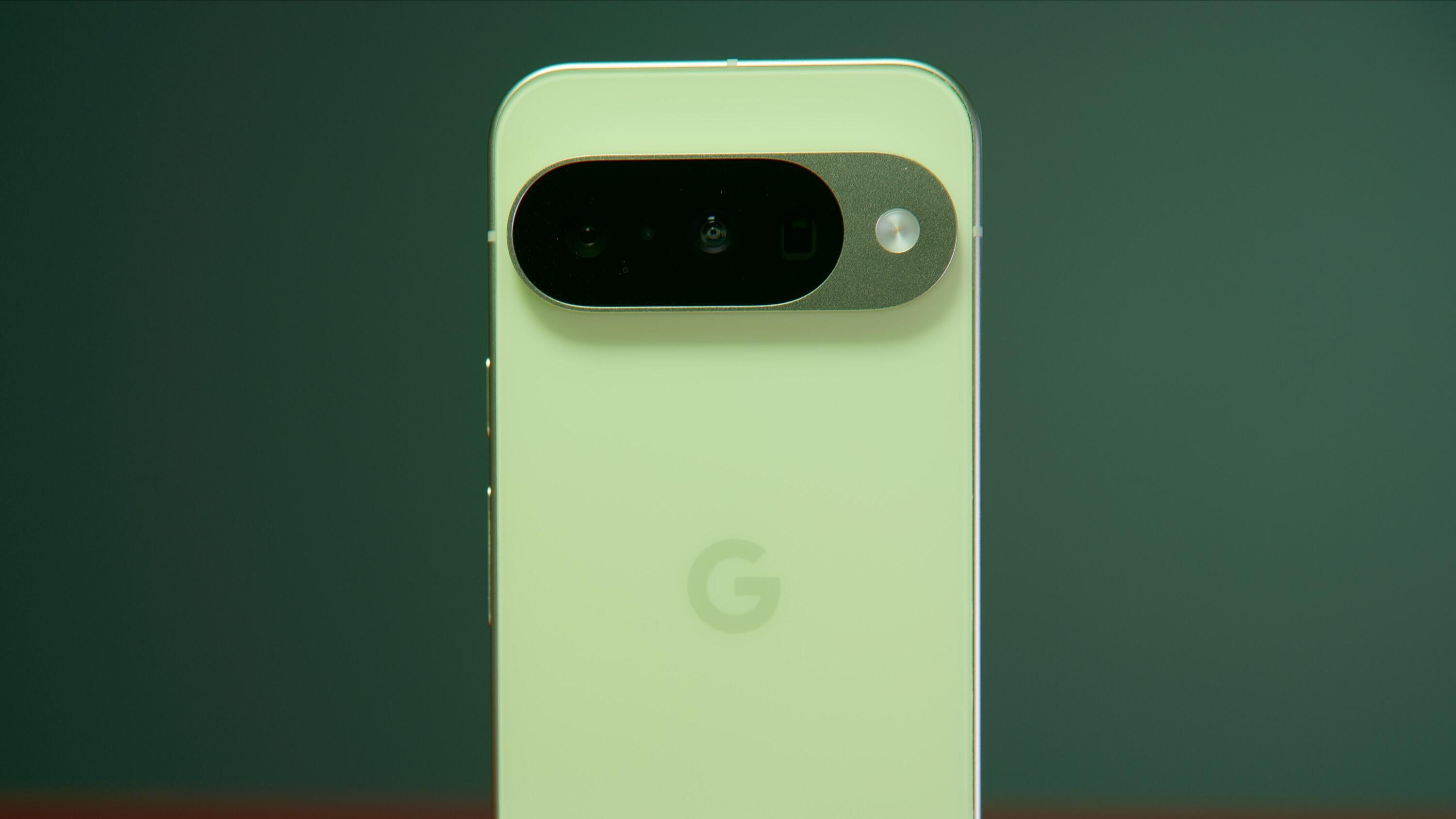 The back of the Google Pixel 10 is featured to show the color.