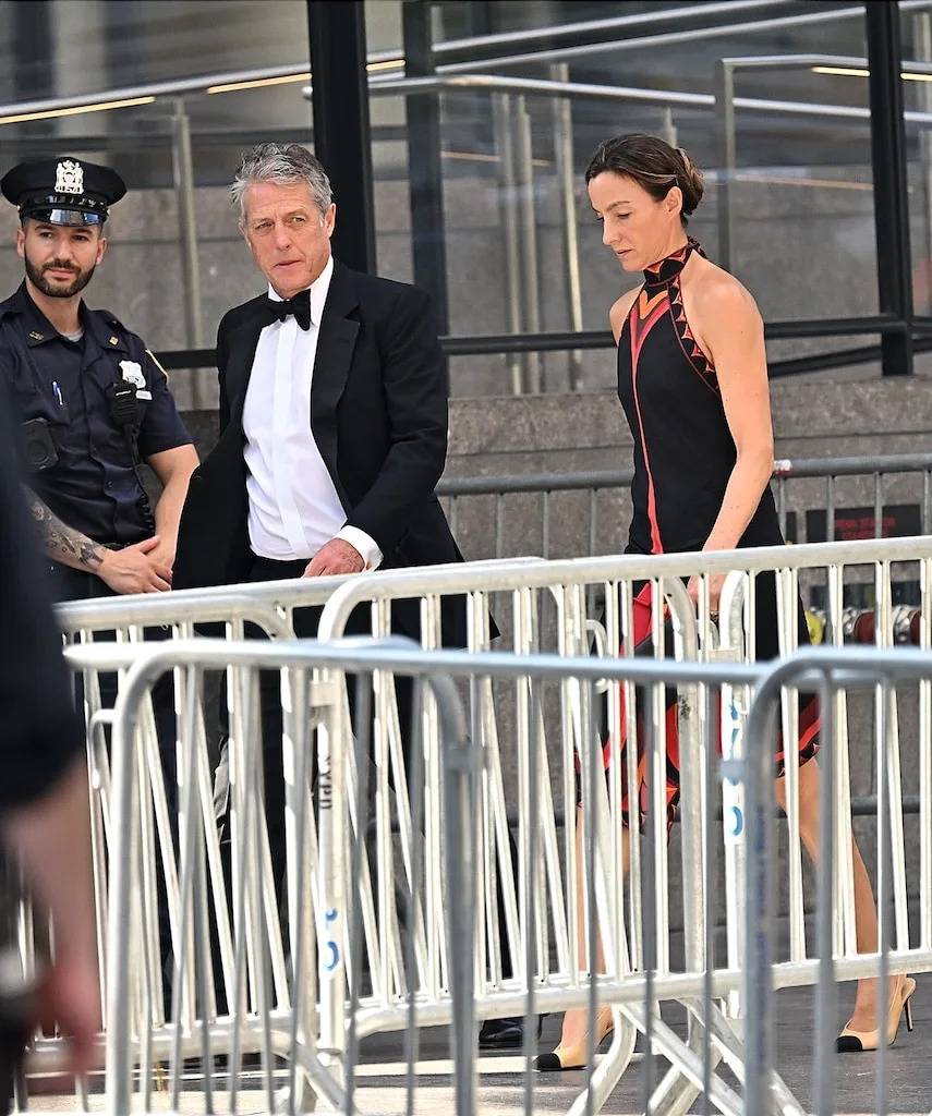 <p>Hugh Grant & Anna Elisabet Eberstein</p>
