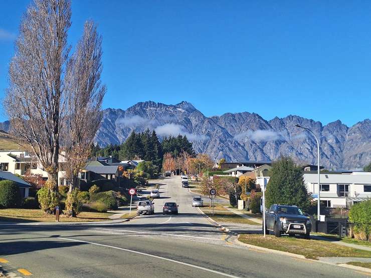 Kelvin Heights is known for its high-value homes and its lake and mountain views. The average property value in the suburb jumped <img21,000 in the last three months. Photo / Ben Tomsett