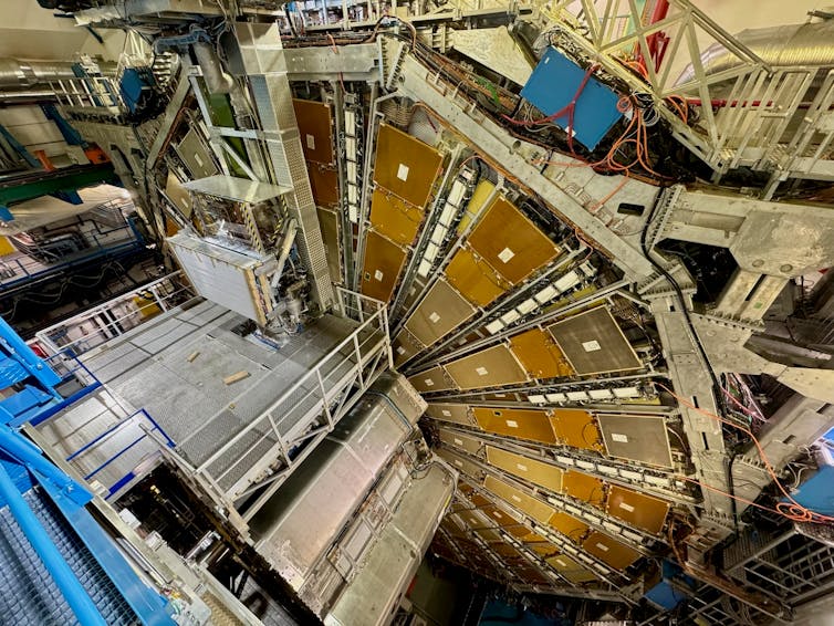 The Atlas experiment at the Large Hadron Collider.