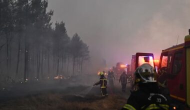 Macron calls crisis meeting as wildfires drive 250,000 from their homes
