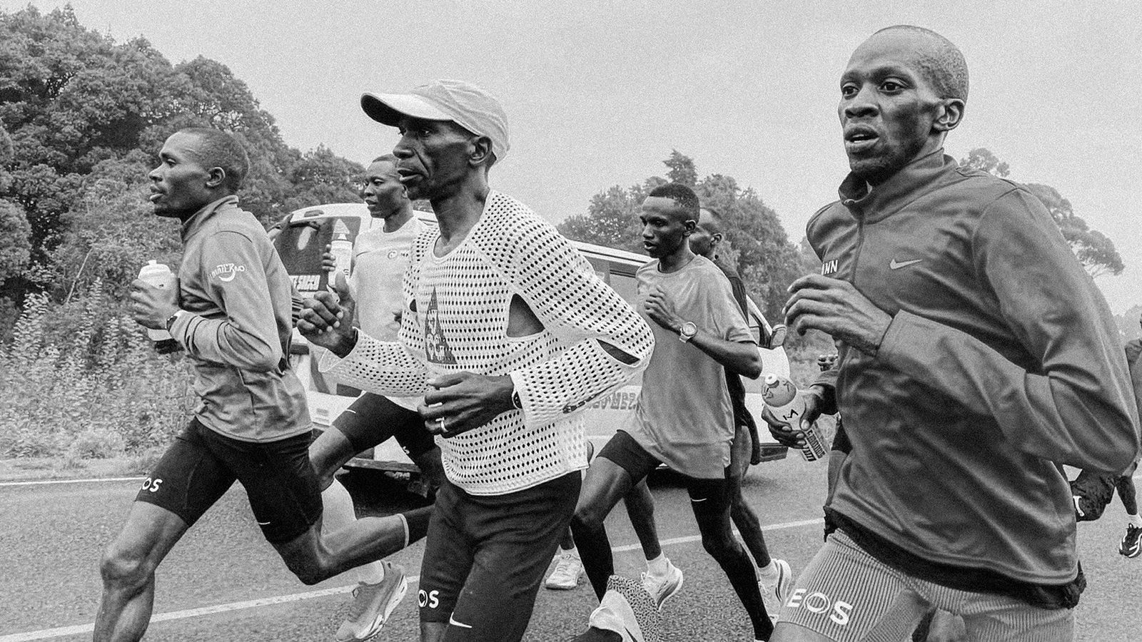 Eliud Kipchoge training in the Nike Radical AirFlow top