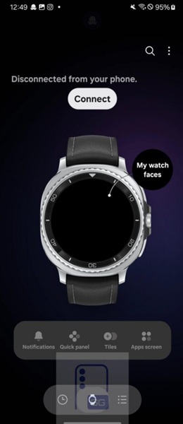 Samsung could rework its Wearables app Home tab with a much larger, more immersive rendering of the user's Galaxy Watch.