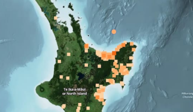 Magnitude 5.4 earthquake strikes off North Island's east coast