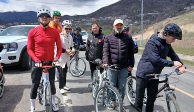 Turkish governor sacked over photos wearing snug cycling shorts