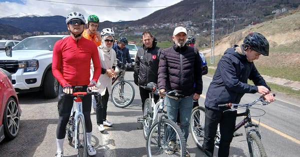 Turkish governor sacked over photos wearing snug cycling shorts