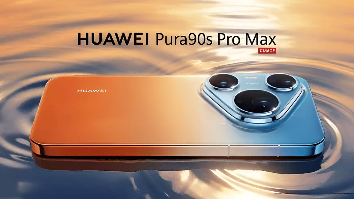Huawei Pura 90s Pro Max Orange Ocean color teaser