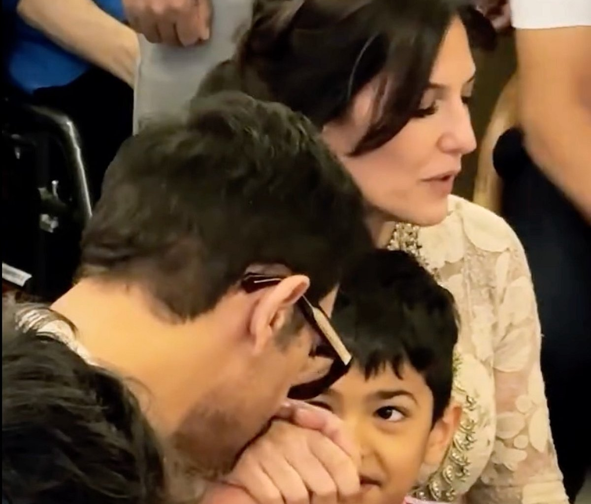 Aamir Khan kisses Gauri Spratt's hand after emotional wedding vows in new video