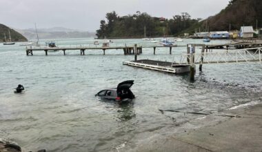 Man allegedly dumps car in harbour during Dunedin crime spree