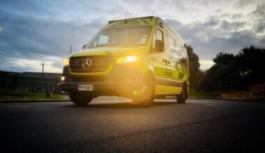 Ambulance patients wait for hours to get into emergency department