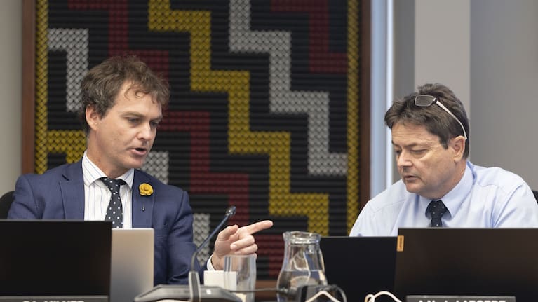 Hauraki District Council’s deputy mayor Paul Milner (left) and de Laborde (right) are confident the community will respond well to the programme.