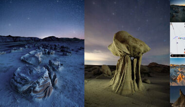 Exploring Bisti Badlands Alone at Night