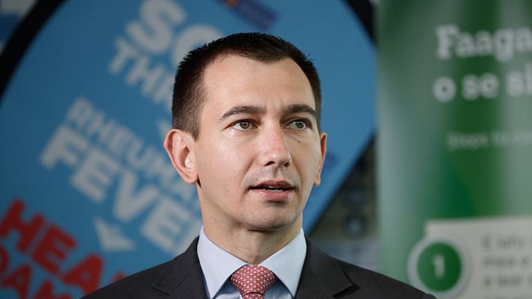 National's campaign chair Simeon Brown.