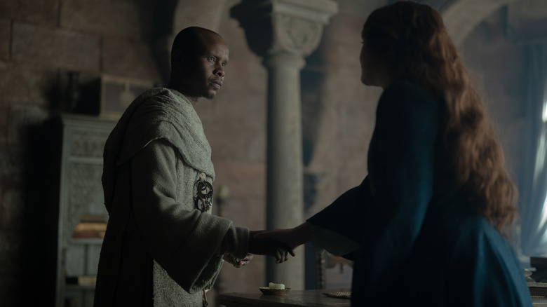 Orwyle and Alicent in House of the Dragon