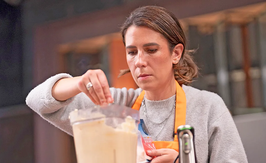 Alyona Iljuhhina in the MasterChef Australia kitchen.