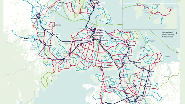 High-frequency services are represented in pink.