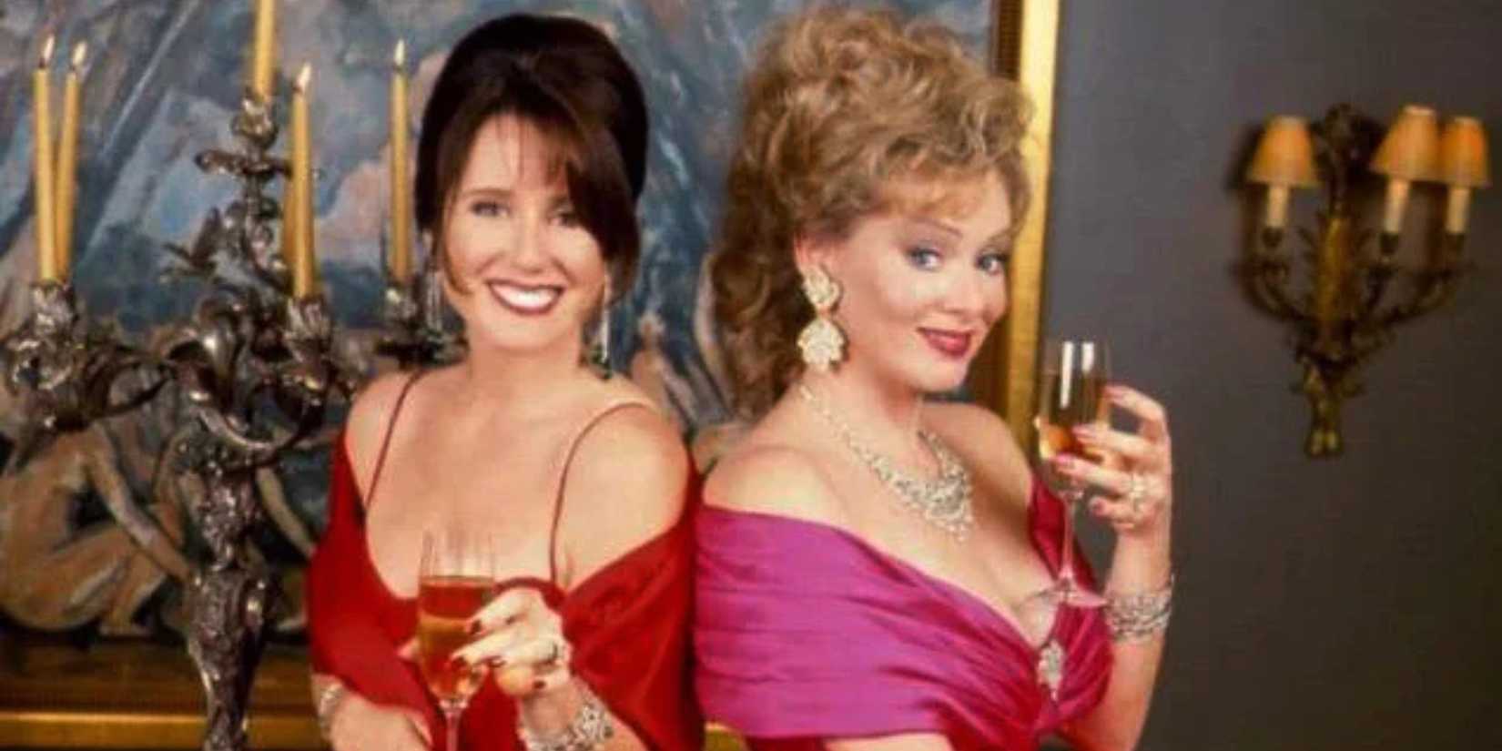 Mary McDonnell as Dott Emrson and Jean Smart as Ellie Walker in 'High Society.'