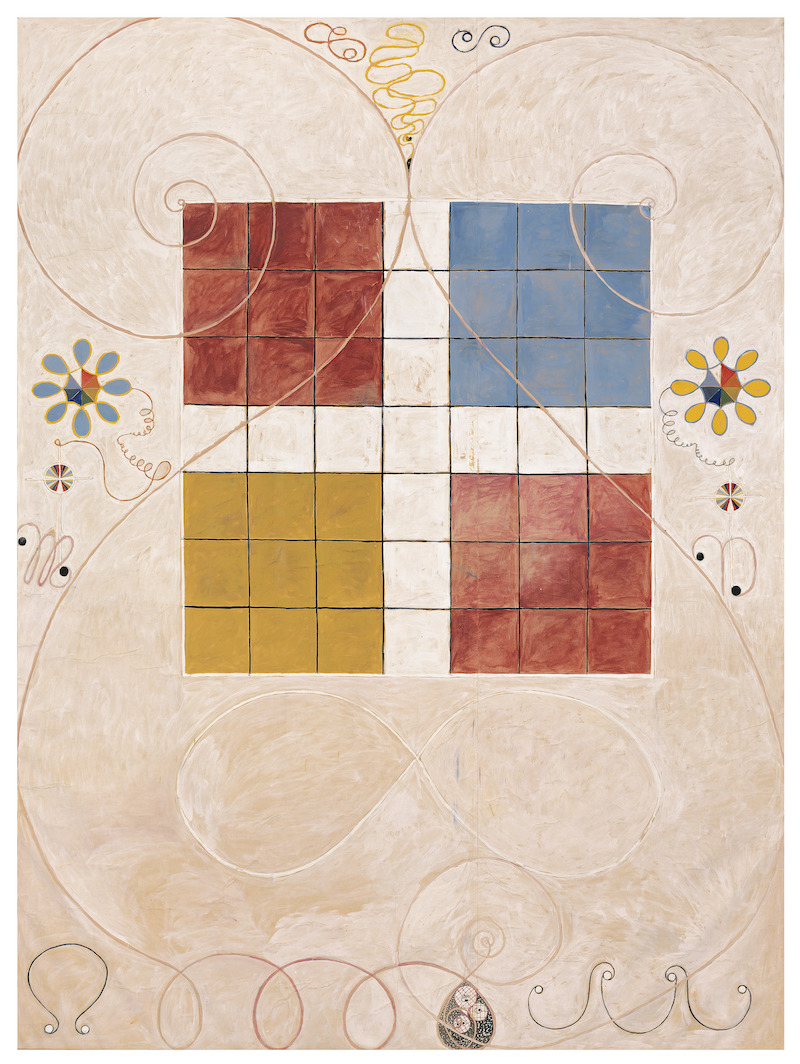 Les Dix plus grands, n° 10 (Vieillesse), 1907,tempera sur papier contrecollé sur toile, 320 × 237 cm, HaK111