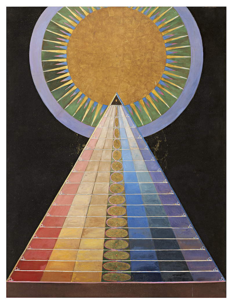 Retable, n° 1, 1915, huile et feuille d’or sur toile,237,5 × 179,5 cm, HаK187