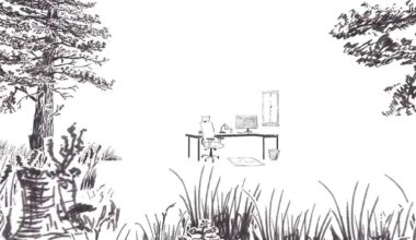 This artist's 3D scenes feel like stepping inside a pencil sketch