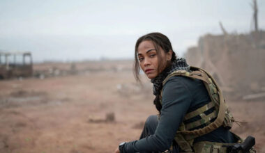 Zoe Saldaña applauds Taylor Sheridan’s writing of female characters in ‘Lioness’