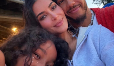 Lewis Hamilton Poses With Kim Kardashian, Her Kids in Getaway Photos