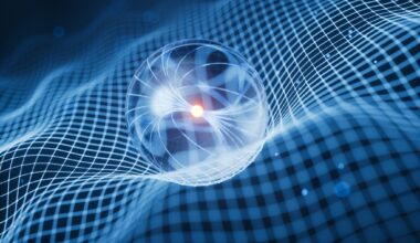 Physics quantum and scientific background, 3d rendering.