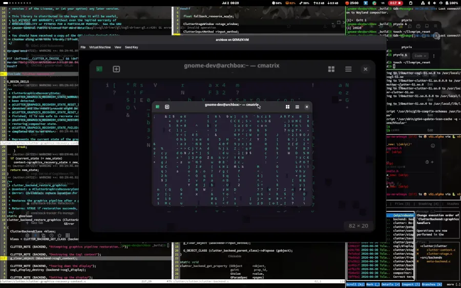GNOME Mutter reset recovery demo