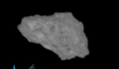 Tianwen-2 captured this image of 2016 HO3 on July 2, 2026 from a distance of about 20 km. Image credit: CNSA.