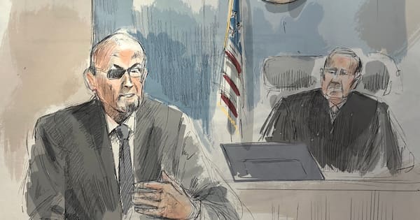 Author Salman Rushdie says knife was 'a millimetre from my brain'