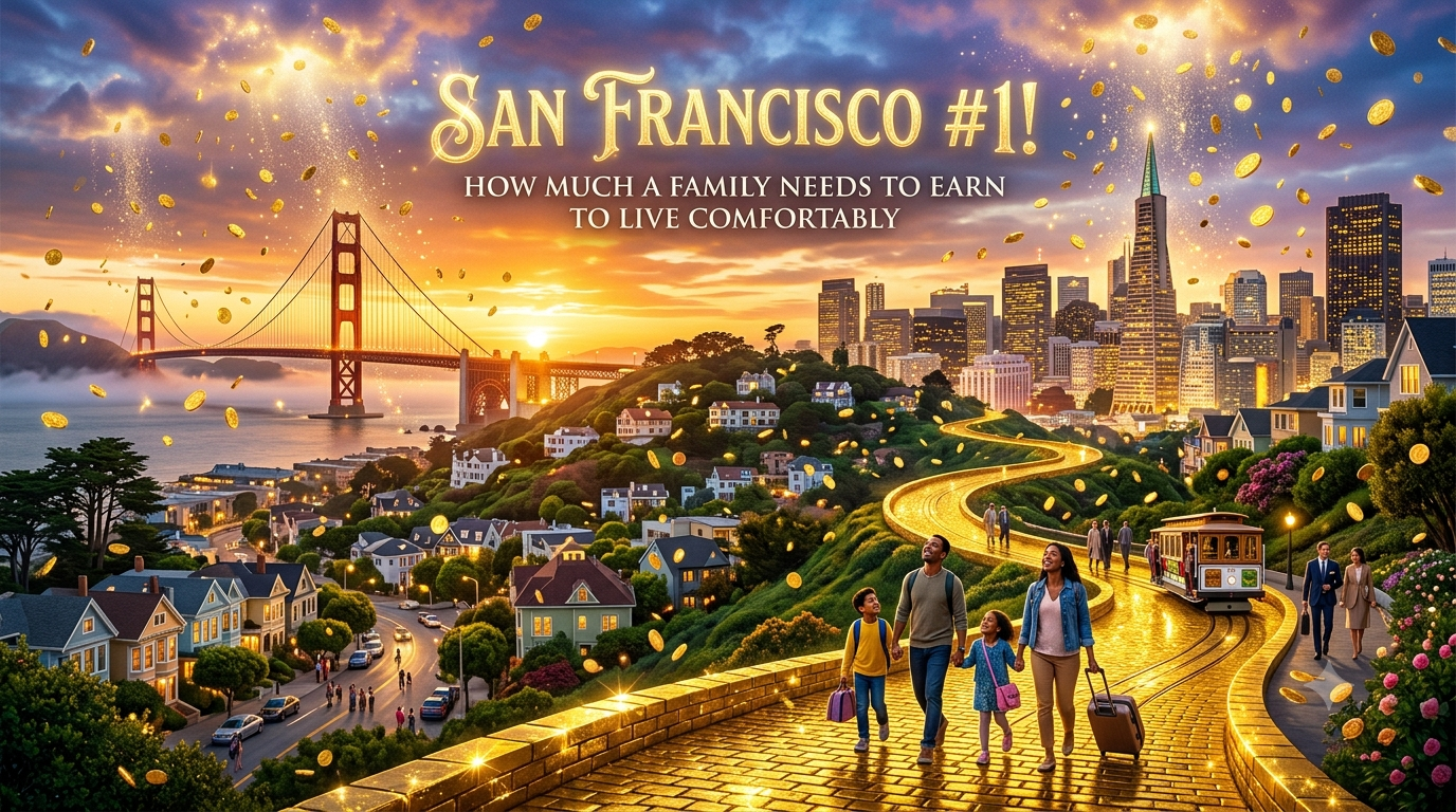 How Much A Family Needs To Earn To Live Comfortably By City