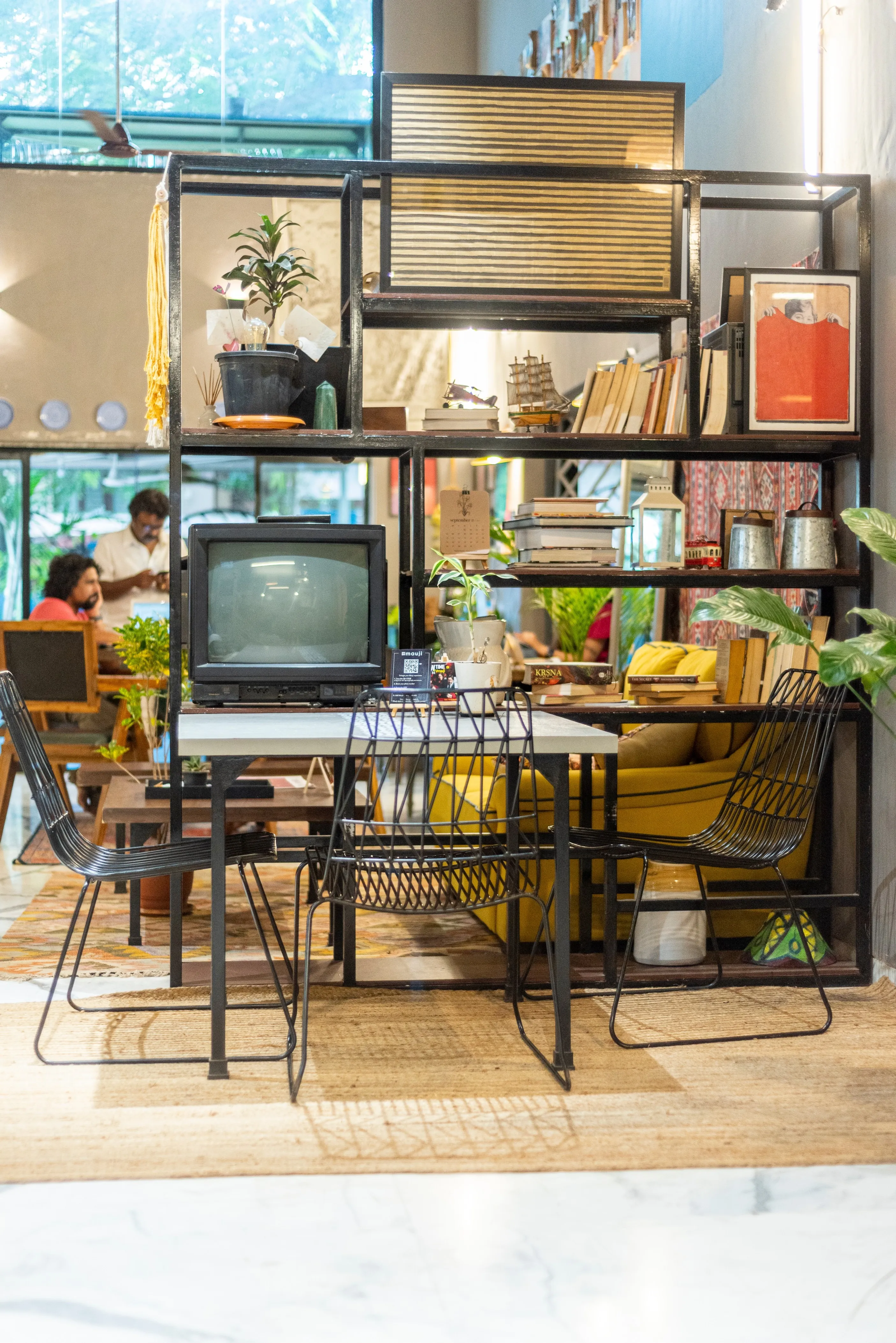 Inner view of Mauji cafe