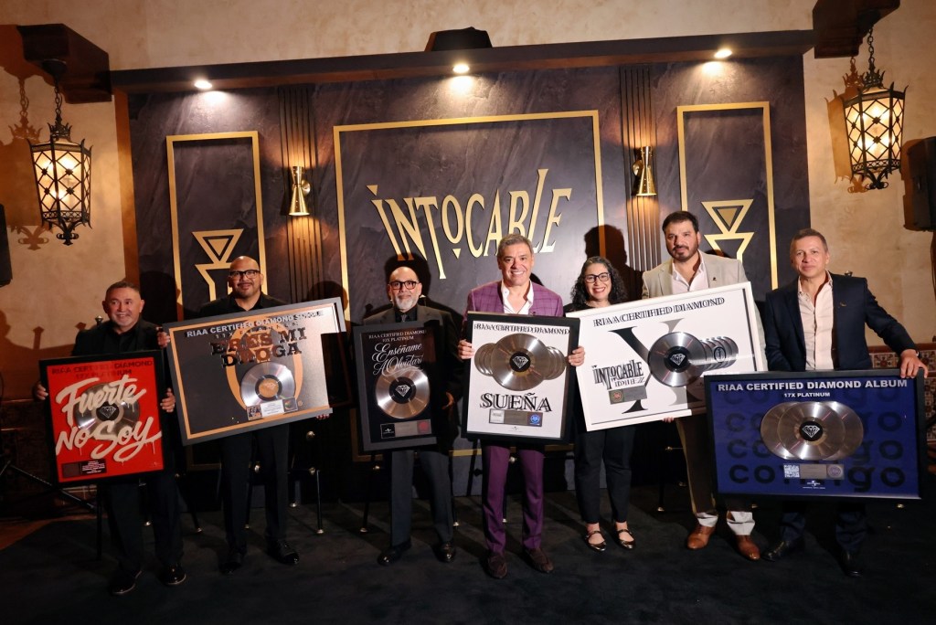 Intocable Makes History With Six RIAA Latin Diamond Awards