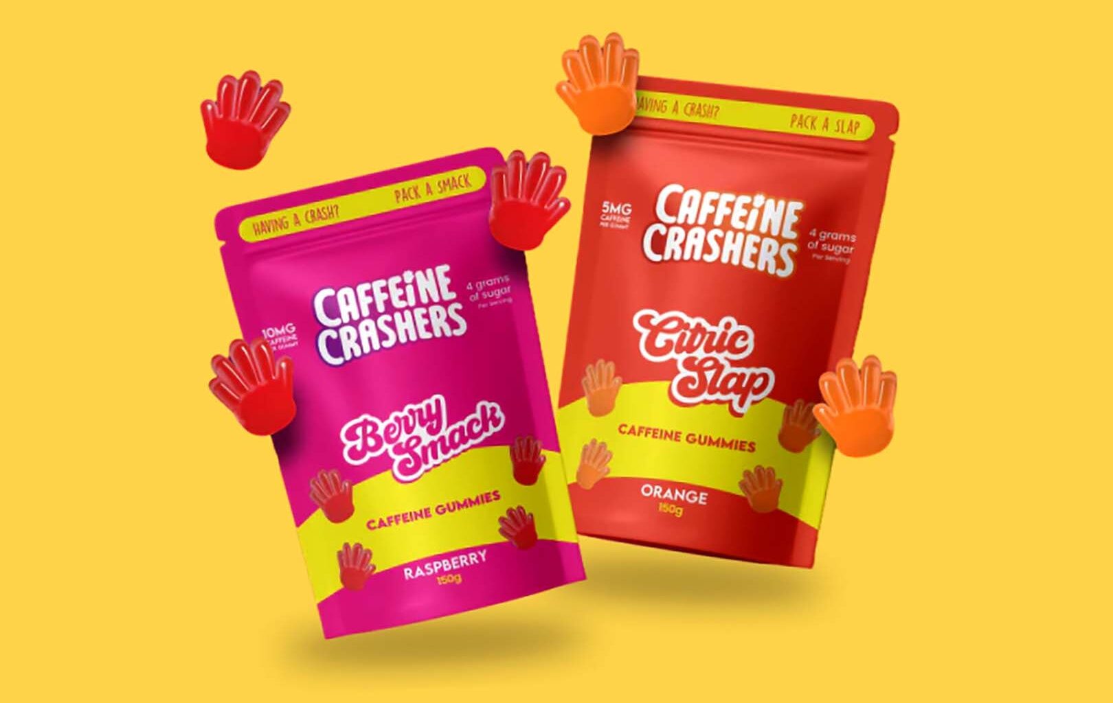 Caffeine Crashers featuring 5 to 10mg of natural caffeine apiece