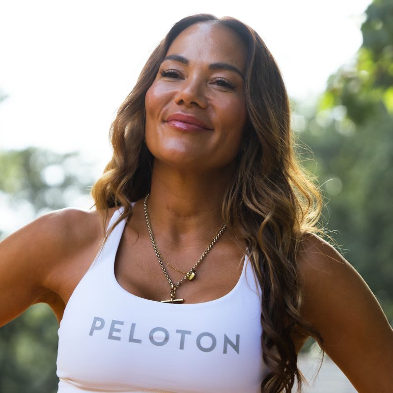 Peloton trainer Susie Chan poses for picture