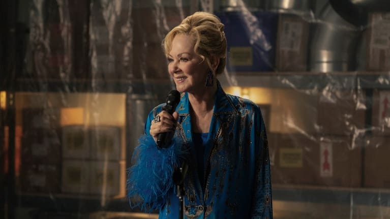 Jean Smart in a scene from Hacks. (Source: HBO via AP)