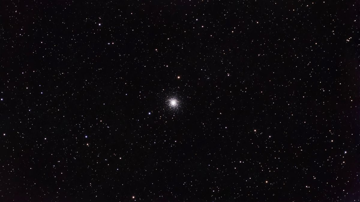 The Great Globular Cluster in Hercules (M13) as imaged by the ZWO Seestar S30 Pro in EQ mode.